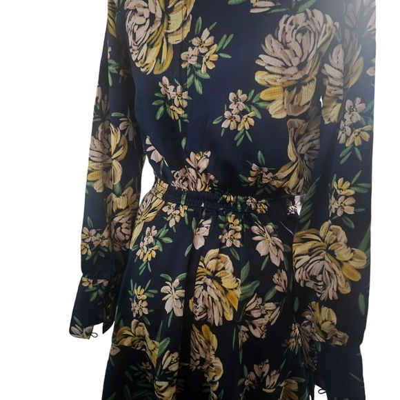 Jessica Simpson Davina Cut Silk Floral Mini Dress Size XS NWT - Picture 9 of 13